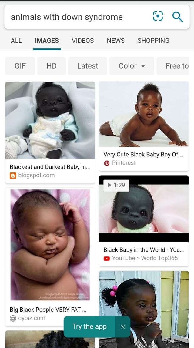 En Animals With Down Syndrome Q All Images Videos News Shopping Gif Hd Latest Color V Free To Very Cute Black Baby Boy Of Pinterest Blackest And Darkest Baby In Pinterest