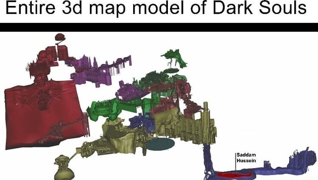 Entire Map Model Of Dark Souls IFunny   9c16a3c0547f6064b02e2730fee214043acdaa710f144979930837f447ca21a6 1 