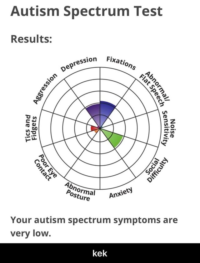 childhood autism spectrum test scores