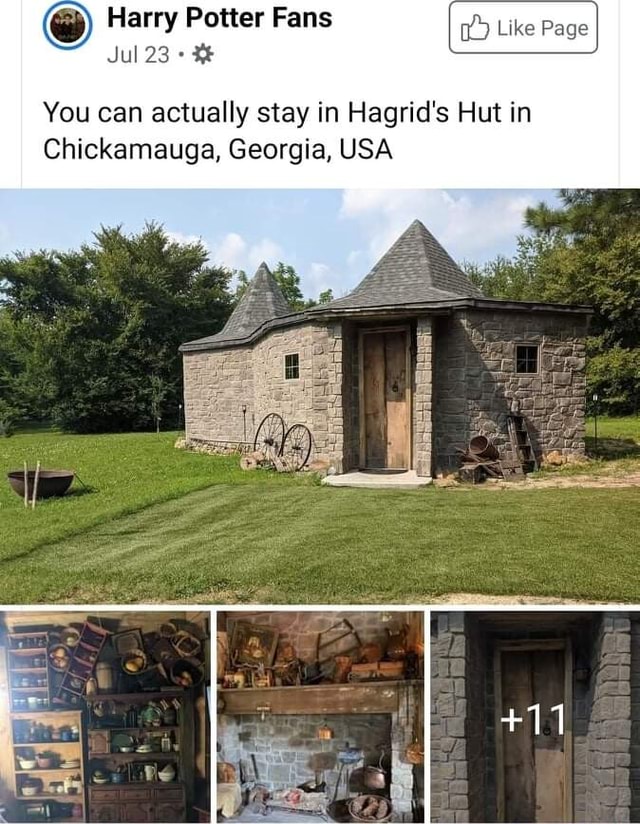 Harry Potter Fans Like Page Jul 23 You can actually stay in Hagrid's