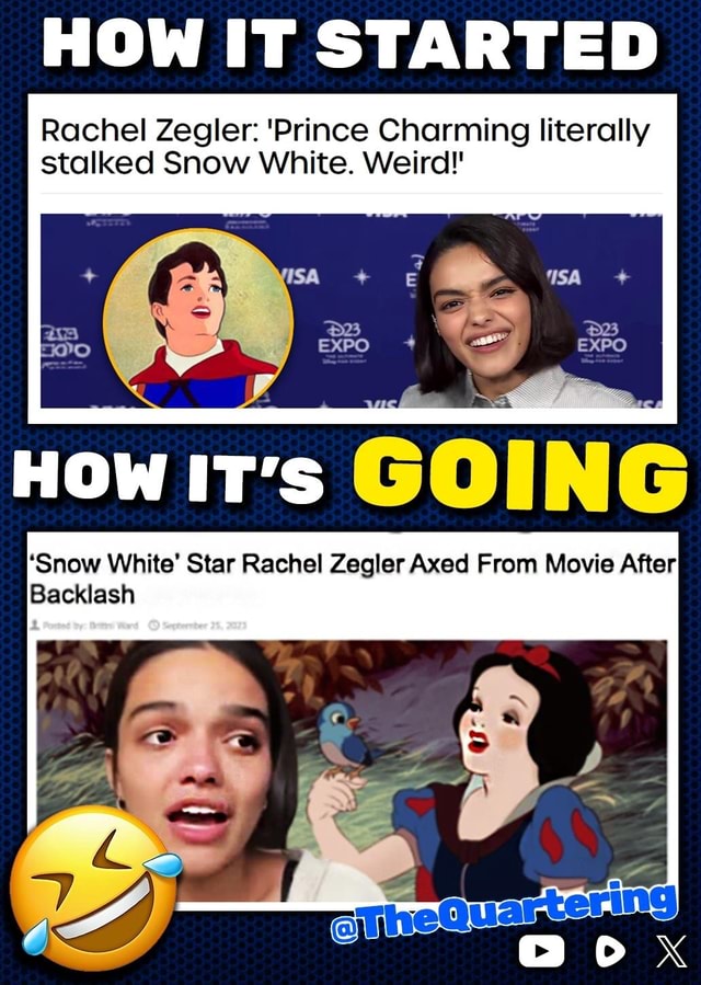 HOW IT STARTED Rachel Zegler: 'Prince Charming Literally Stalked Snow ...