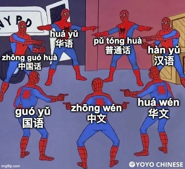 Hua pu tong hua han yus guo yu zhong wen Big FHS @YOYO CHINESE - iFunny