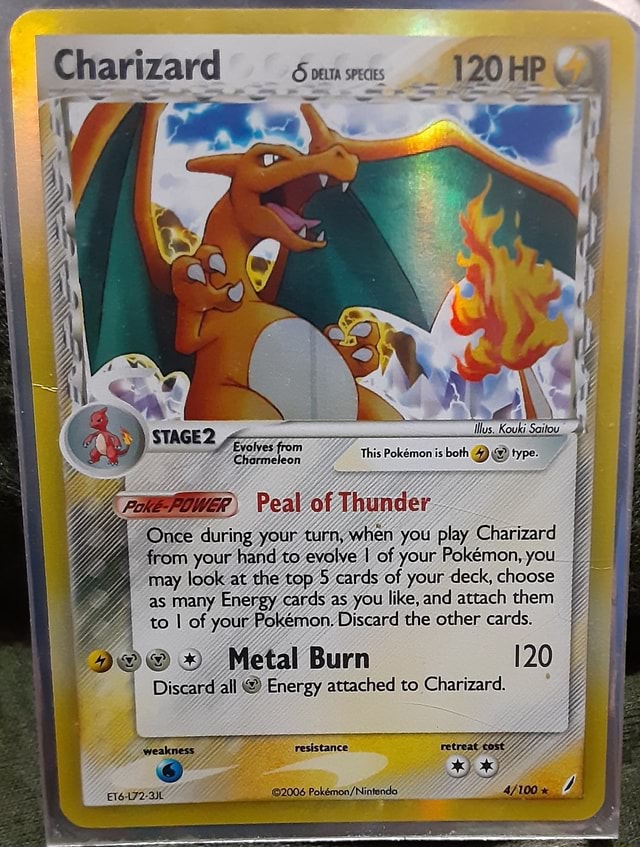 Charizard 20 HP Wee > ; SSS WESSSS STAGE2 Illus. Kouki Saitou Evobves ...