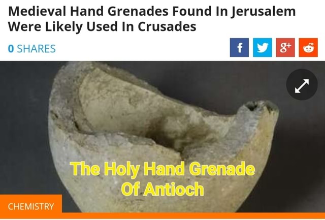 Medieval Hand Grenades Found In Jerusalem Were Likely Used In Crusades 