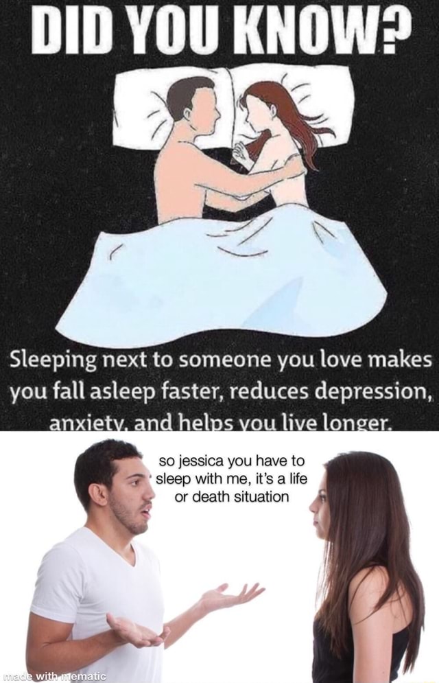 Did You Know Sleeping Next To Someone You Love Makes You Fall Asleep