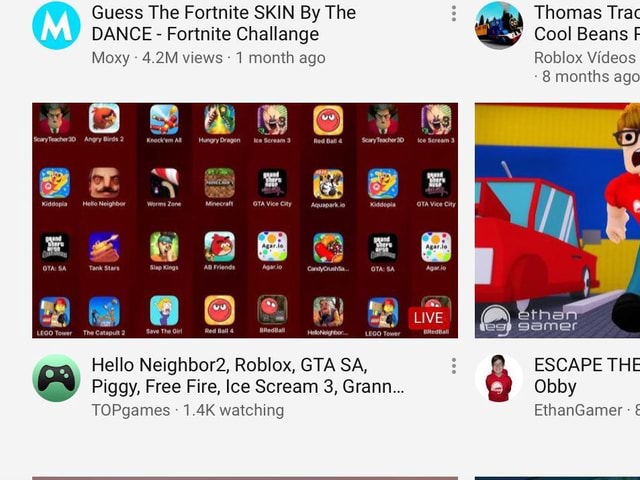 Guess The Fortnite Skin By The Thomas Trac Dance Fortnite Challange Cool Beans F Moxy 4 2m Views 1 Month Ago Roblox Videos 8 Months Ago Piggy Free Fire Lce Scream 3 - how to add ethan gamer tv on friends on roblox