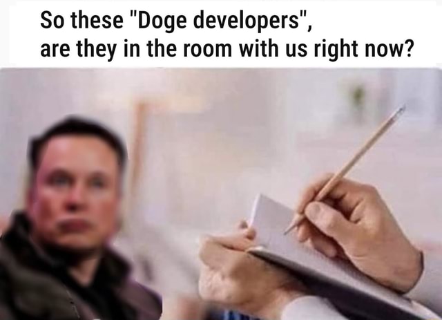 So These Doge Developers Are They In The Room With Us Right Now