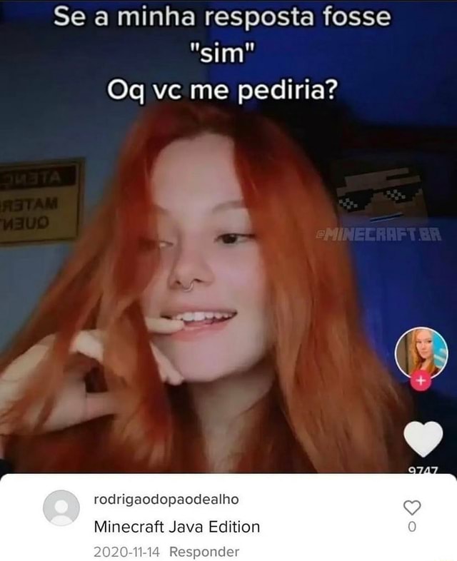 Se A Resposta Fosse Sim O Que Você Me Pediria
