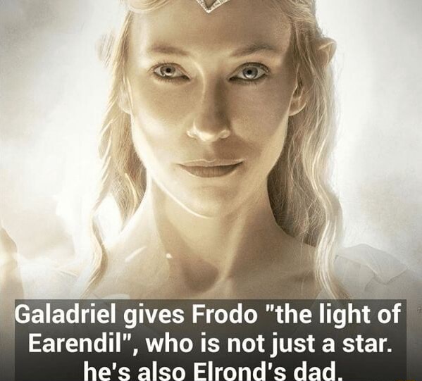 Galadriel gives Frodo 