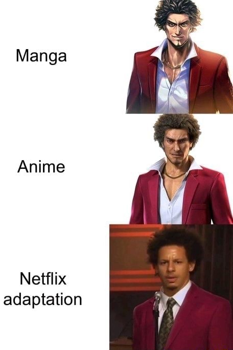 Manga Anime Netflix adaptation - iFunny