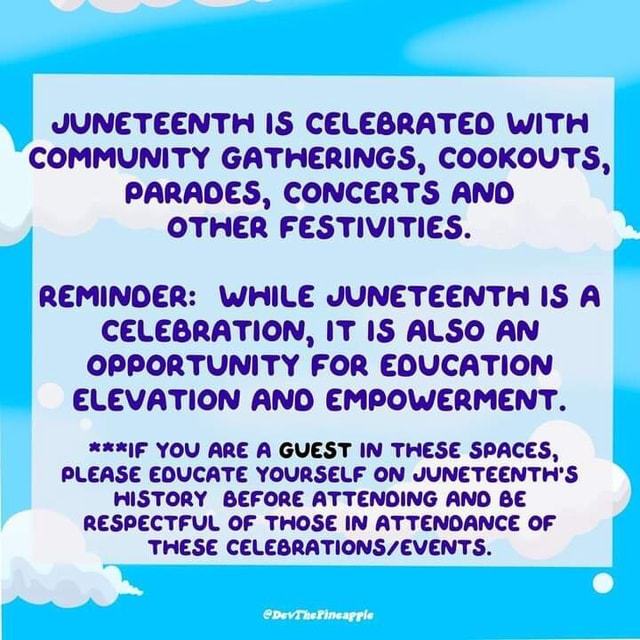 IS CELEBRATEO WITH COMMUNITY GATHERINGS, COOKOUTS, PARADES