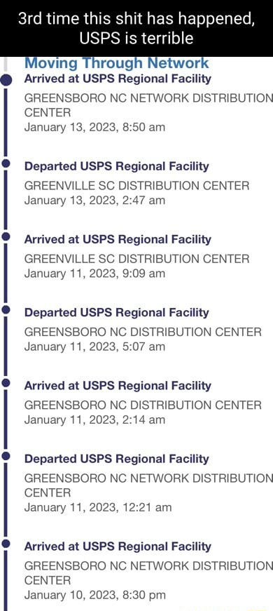 Time this shit has happened, USPS is terrible @ Arrived at USPS ...