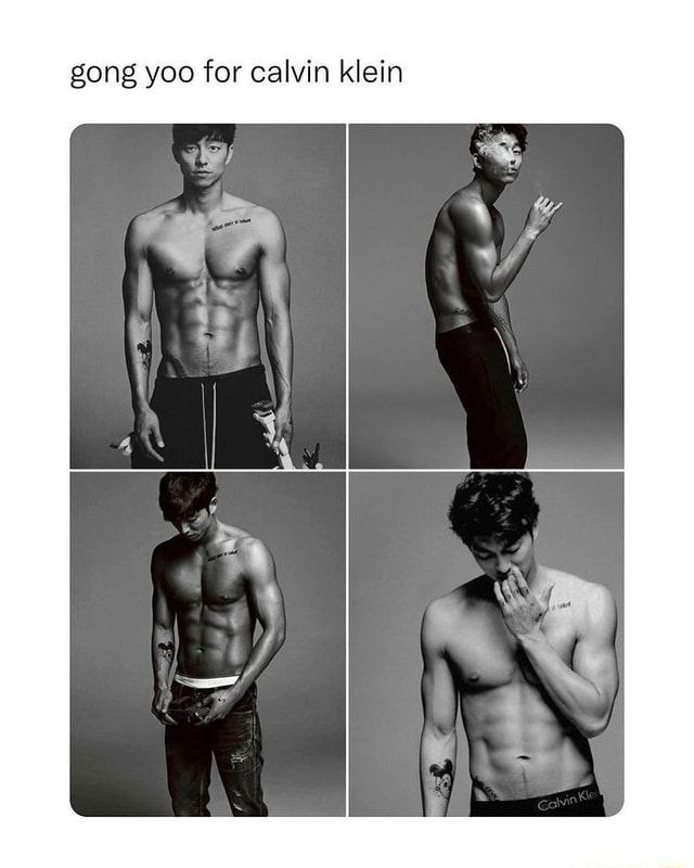Gong yoo for calvin klein - iFunny