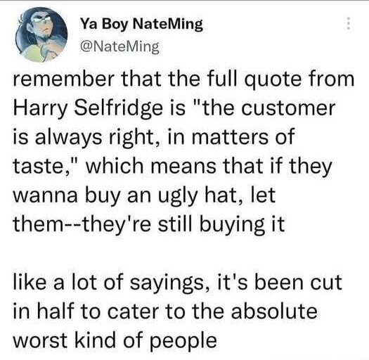 Ya Boy NateMing NateMing remember that the full quote from Harry