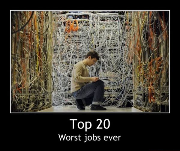 Top 20 Worst jobs ever Top 20 Worst jobs ever )