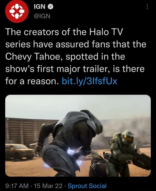 Chevy Tahoe Spotted In Latest Halo TV Series Trailer: Video