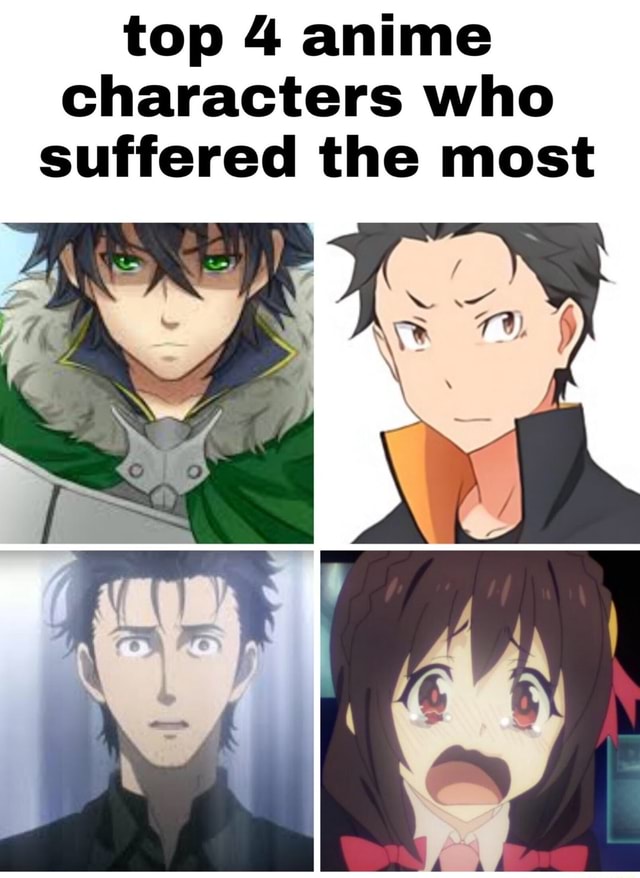 Top 4 anime characters who suffered the most - iFunny