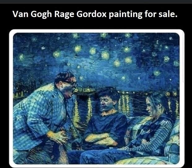 Van Gogh Rage Gordox painting for sale. - iFunny Brazil