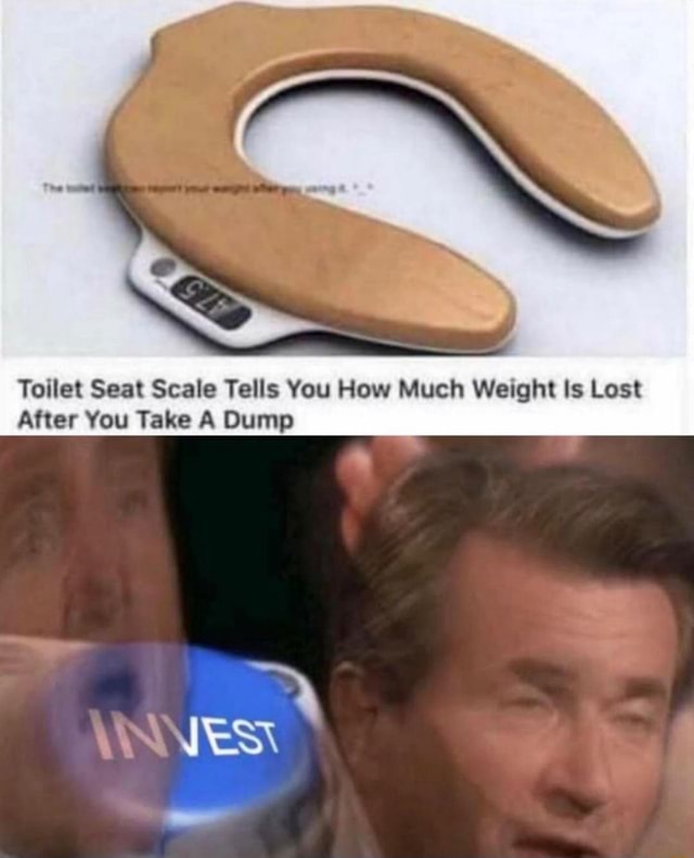 Toilet Seat Scale Tells You How Much Weight Is Lost After You Take A