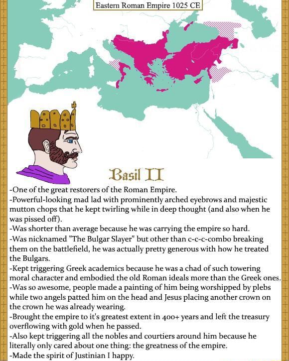 Eastern Roman Empit Basil IT -One of the great restorers of the Roman ...