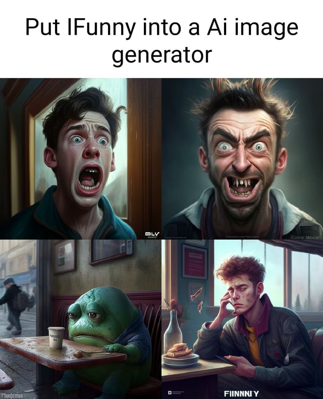 Put Funny into a Ai image generator FIINNNIY - iFunny