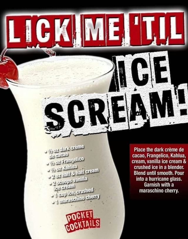 Crushed ice in a blender. Blend until smooth. Pour into a hurricane