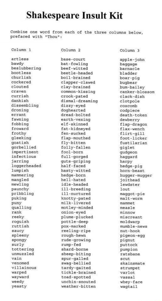 shakespeare-insult-kit-combine-one-word-from-each-of-the-three-columns