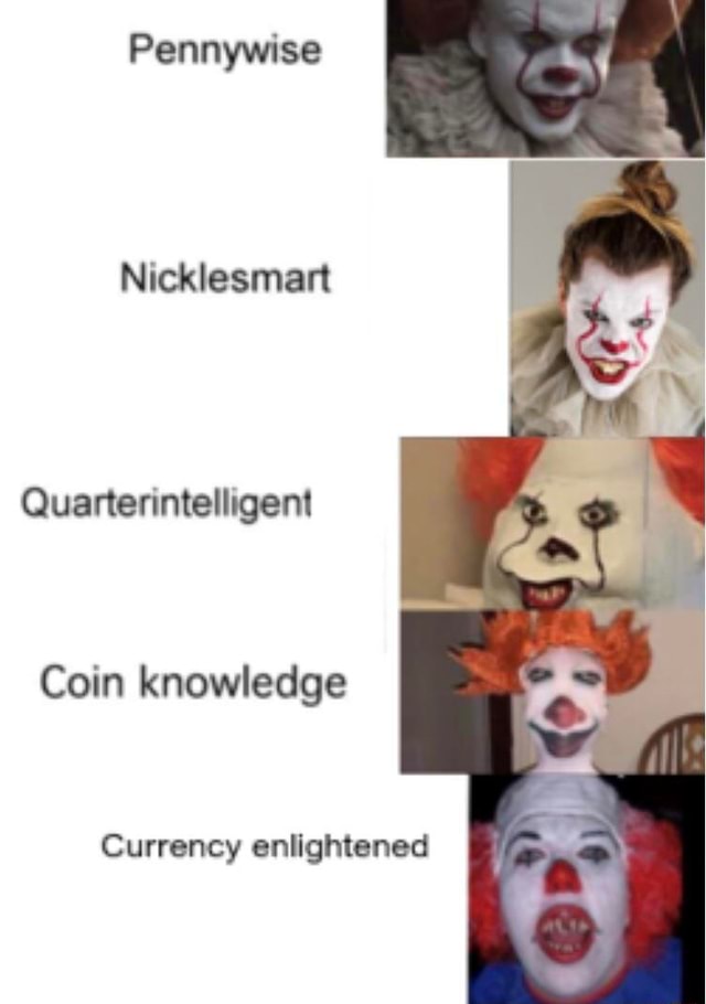 Pennywise Nicklesmart Quarterintelligent Coin knowledge Currency ...