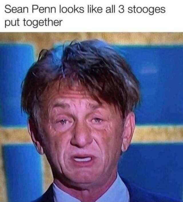 Sean Penn looks like all 3 stooges put together seo.title