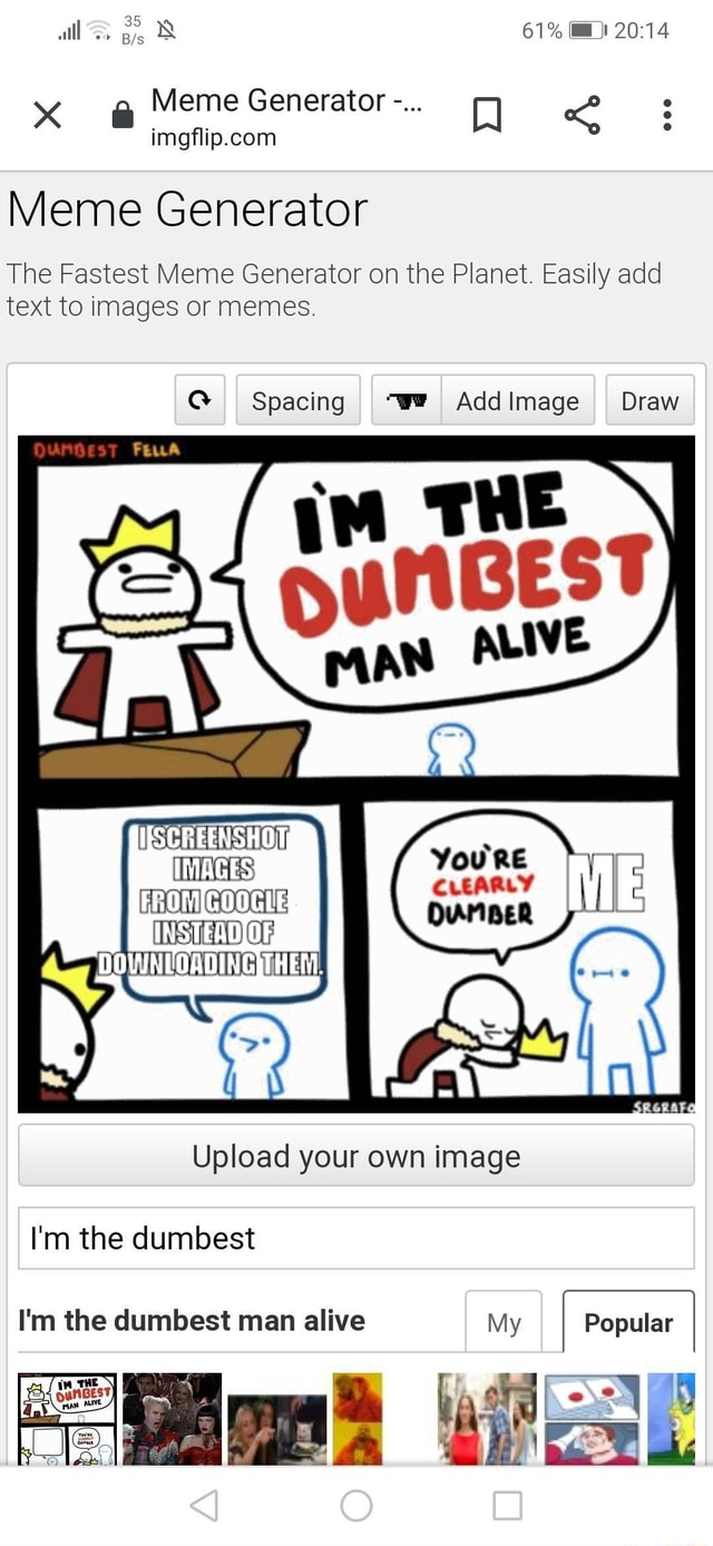 Imgflip.com Meme Generator The Fastest Meme Generator on the Planet ...