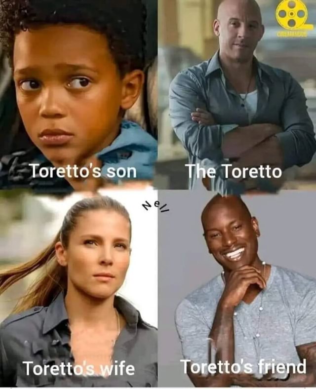 Torettos son The Toretto Torettos wife Toretto's friend - America’s ...