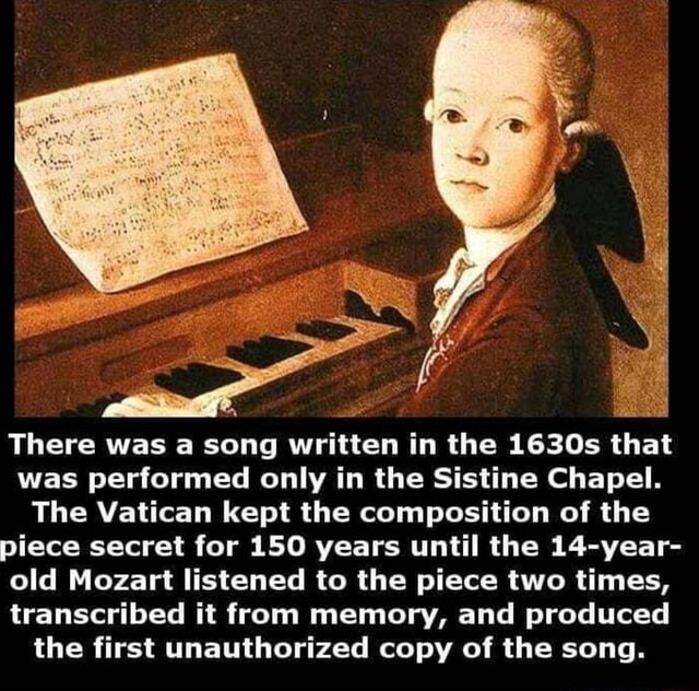 Mozart Was One Of The First Madlads - There Was A Song Written In The ...