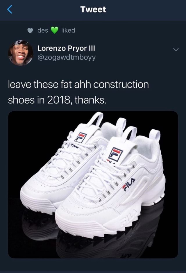 fat fila shoes