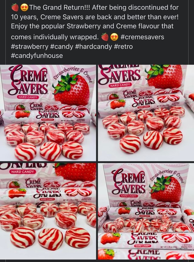 The Grand Return!!! After being discontinued for 10 years, Creme