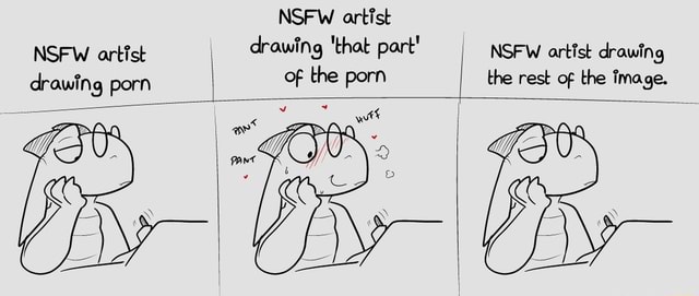 NSFW Artist Drawing Drawing That Part NSFW Artfst Drawing Of The Porn The Rest Of The Fmage