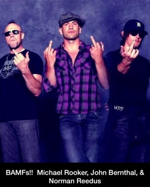 Bamfsh Michael Hooker John Bemthal Norman Reedus Bamfs Michael Rooker John Bernthal Norman Reedus