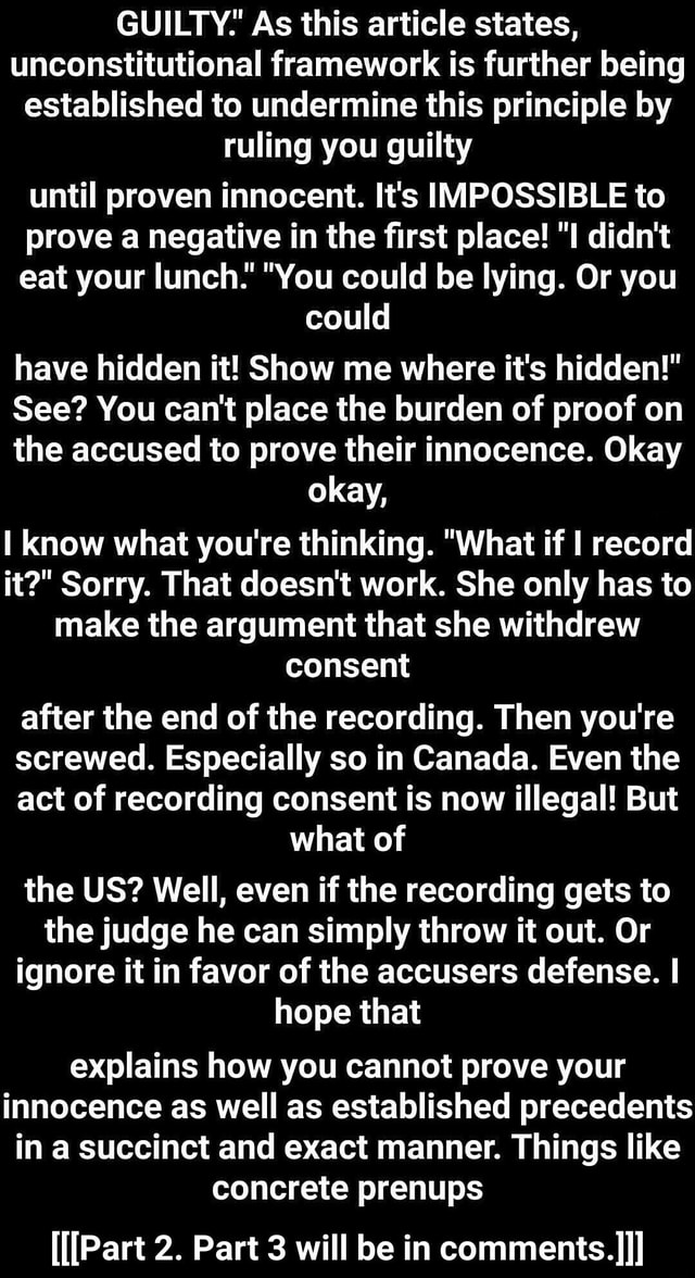GUILTY." As this article states, unconstitutional framework is further