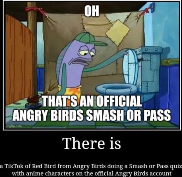 Angry Birds Smash or Pass