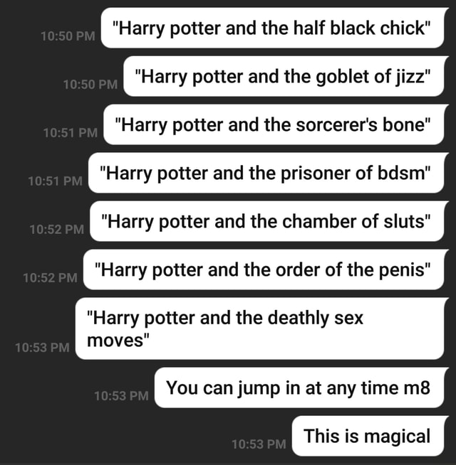 Harry potter bdsm