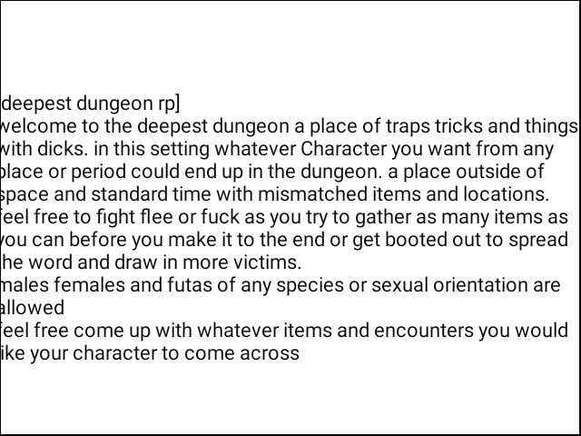 Pest dungeon rp] elcome to the deepest dungeon a place of traps tricks ...