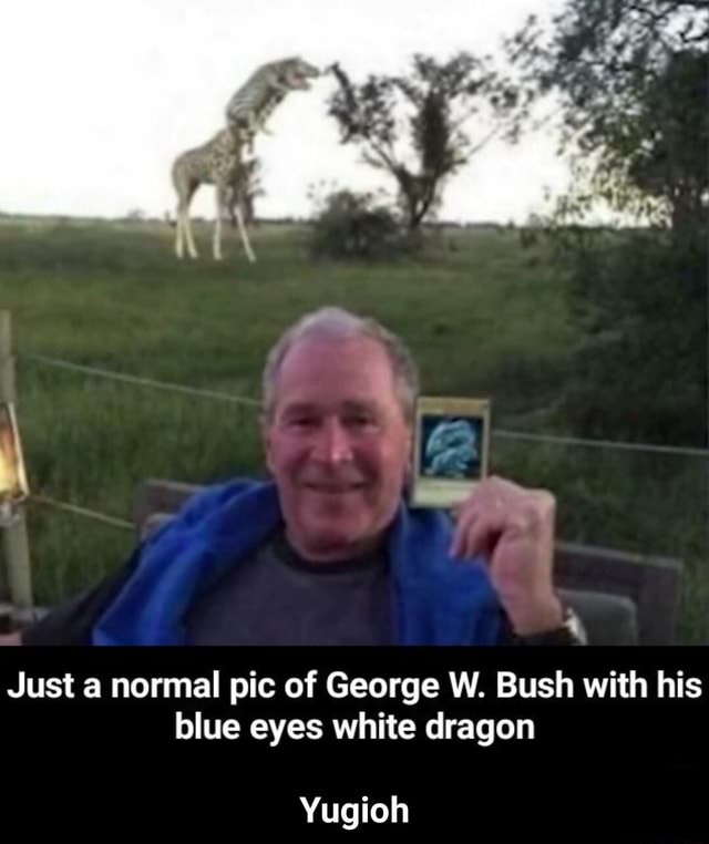 george bush yugioh card H.W. baseball not as rare as first thought Just a normal pic of
