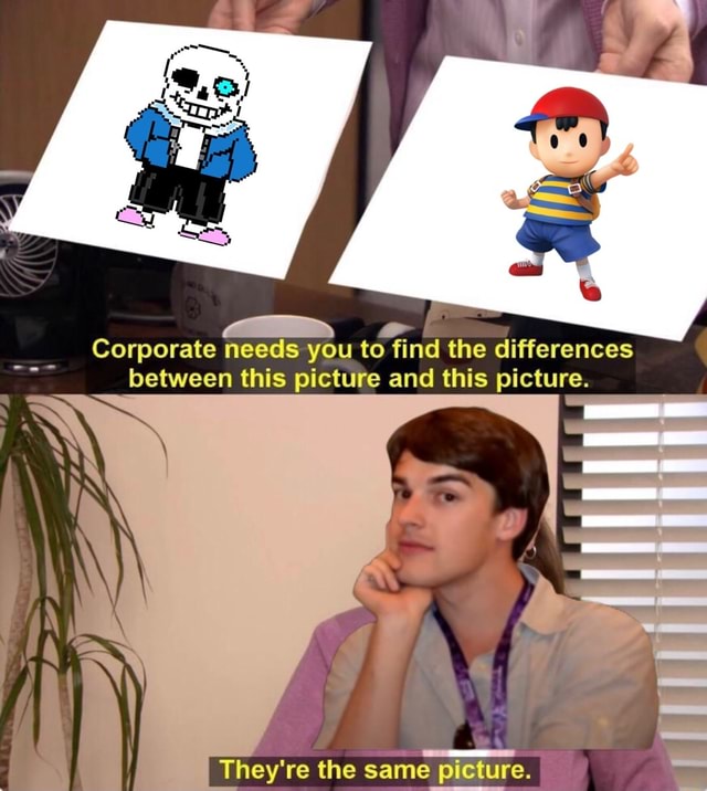 Ss Corporate needs you to find the differences between this picture and this picture. They