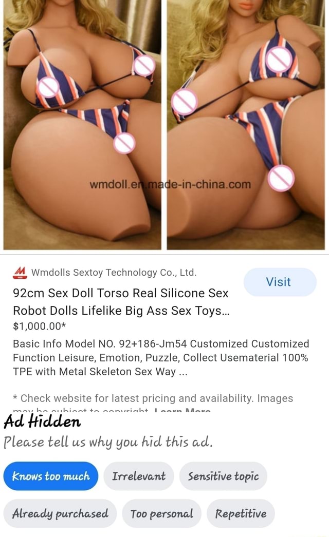 M Wmdolls Sextoy Technology Co. Ltd. Visit 92cm Sex Doll Torso