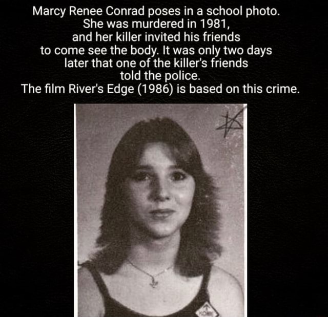 Marcy Renee Conrad poses in a school photo. She was murdered in 1981