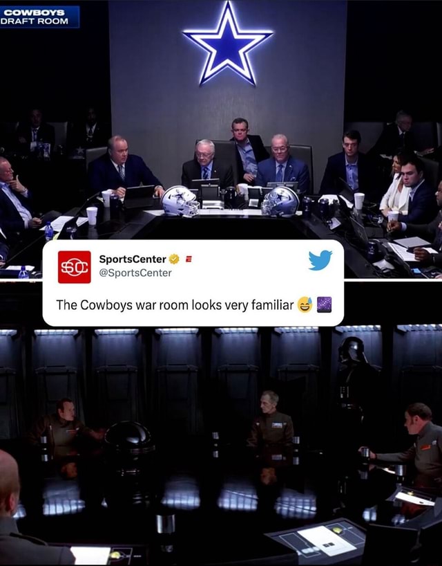 COWBOYS DRAFT ROOM SportsCenter SportsCenter The Cowboys war room