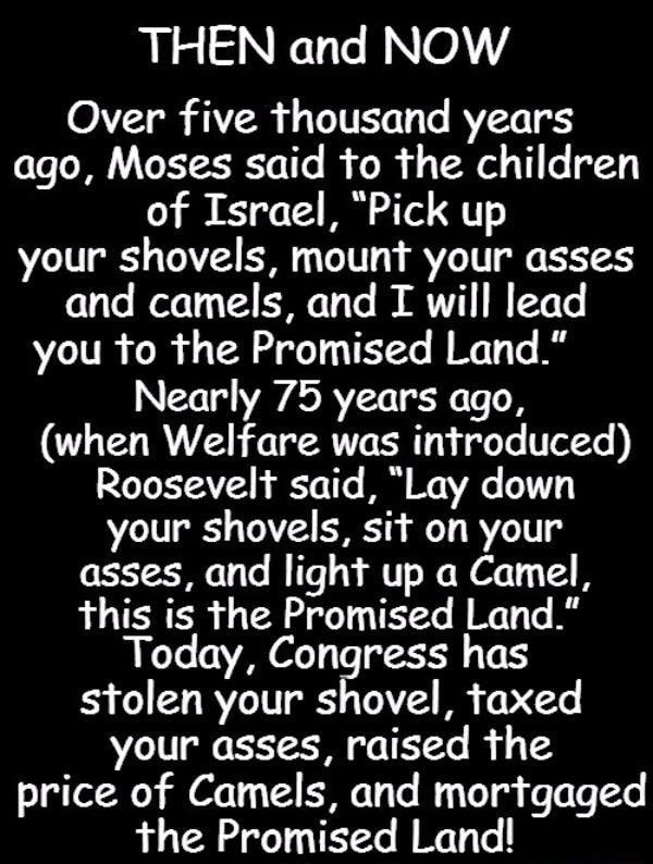 THEN And NOW Over Five Thousand Years Ago Moses Said To The Children 
