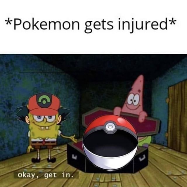 *Pokemon gets injured* - iFunny