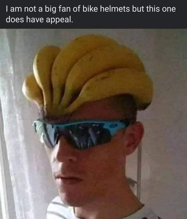 Banana bike sale helmet