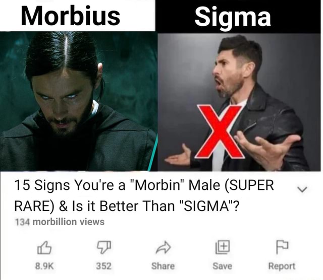 Morbius Sigma 15 Signs You're "Morin" Male (SUPER RARE) & Is it Better