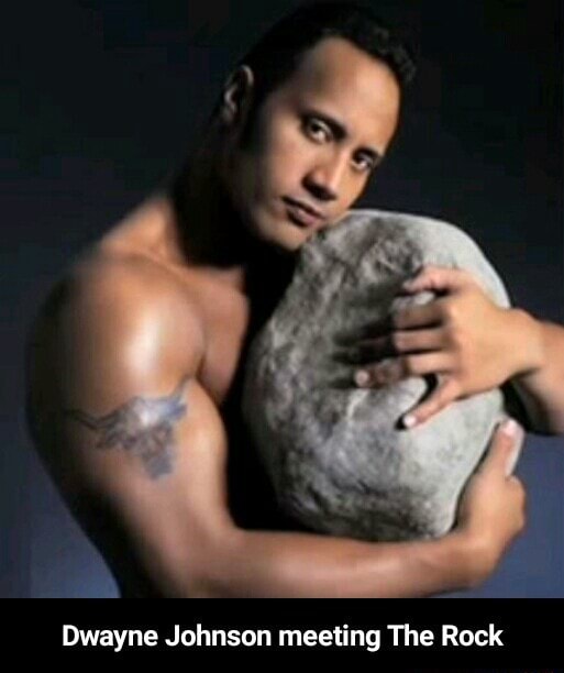 Dwayne Johnson meeting The Rock - Dwayne Johnson meeting The Rock - )